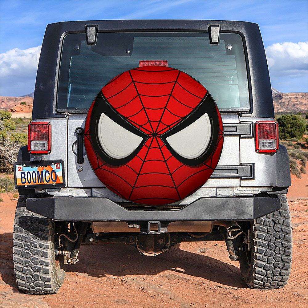 Spiderman Eyes Car Spare Tire Covers Gift For Campers Nearkii