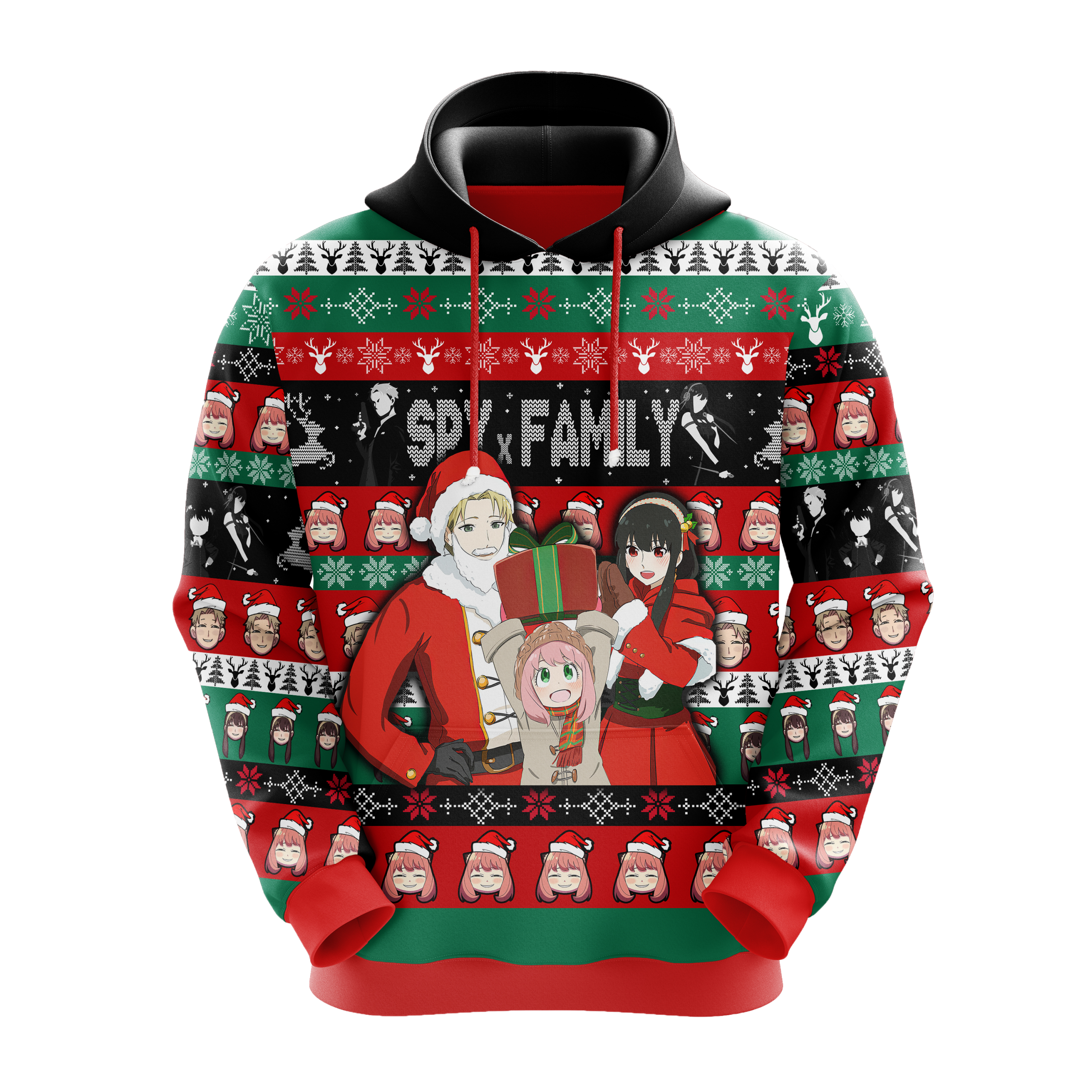 Spy X Family Loid Yor And Anya Christmas Hoodie Amazing Gift Idea Christmas Gift Nearkii
