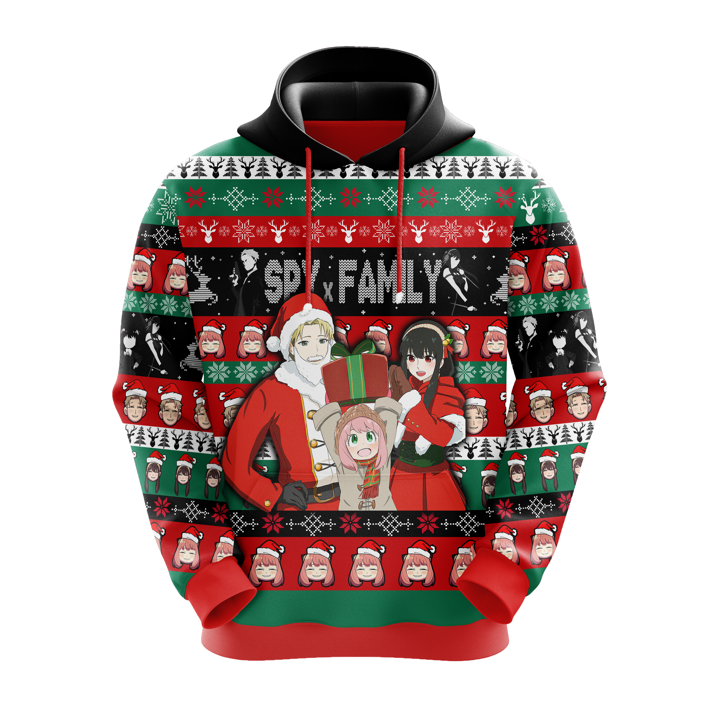 Spy X Family Loid Yor And Anya Christmas Hoodie Amazing Gift Idea Christmas Gift Nearkii