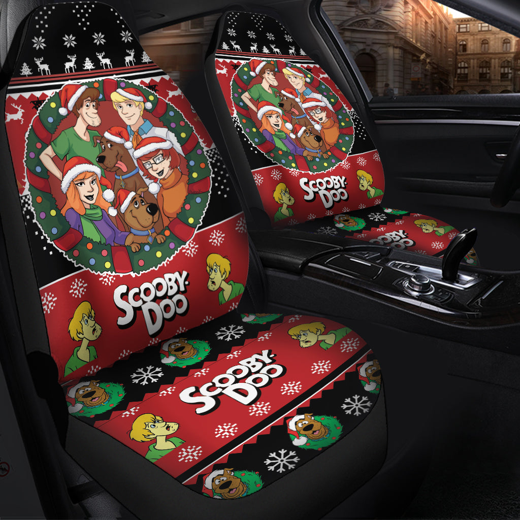Scooby Doo Christmas Premium Custom Car Seat Covers Decor Protectors Nearkii