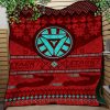 Iron Man Christmas Quilt Blanket Nearkii