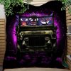 Gengar Pokemon Ghost Jeep Funny Moonlight Halloween Quilt Blanket Nearkii