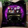 Halloween Nightmare Before Christmas Jeep Funny Moonlight Quilt Blanket Nearkii