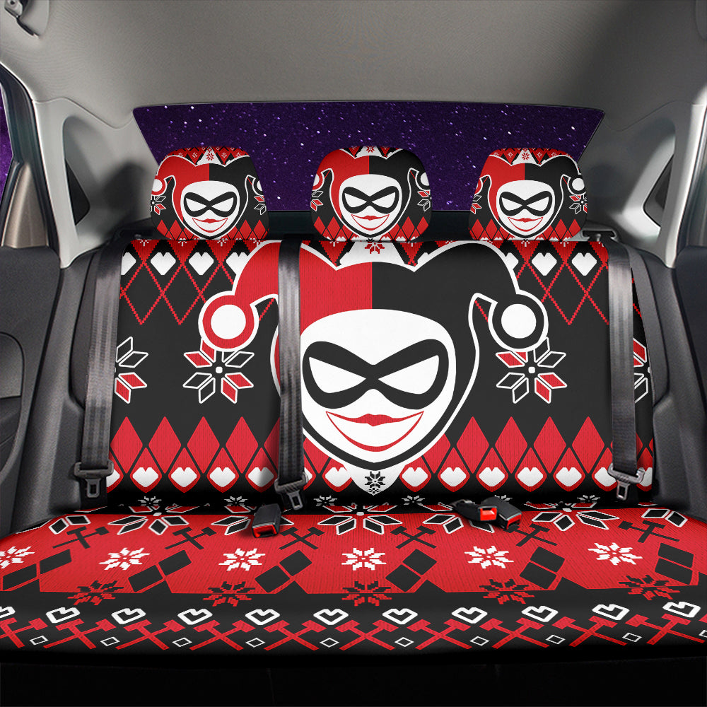 Quinn Christmas Car Back Seat Covers Decor Protectors Nearkii