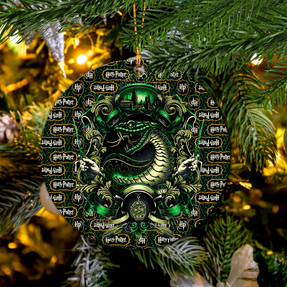 Harry Potter Slytherin Mica Ornament Perfect Gift For Holiday Nearkii