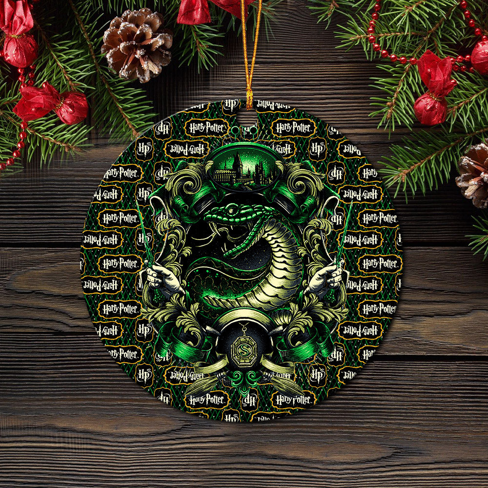 Harry Potter Slytherin Mica Ornament Perfect Gift For Holiday Nearkii