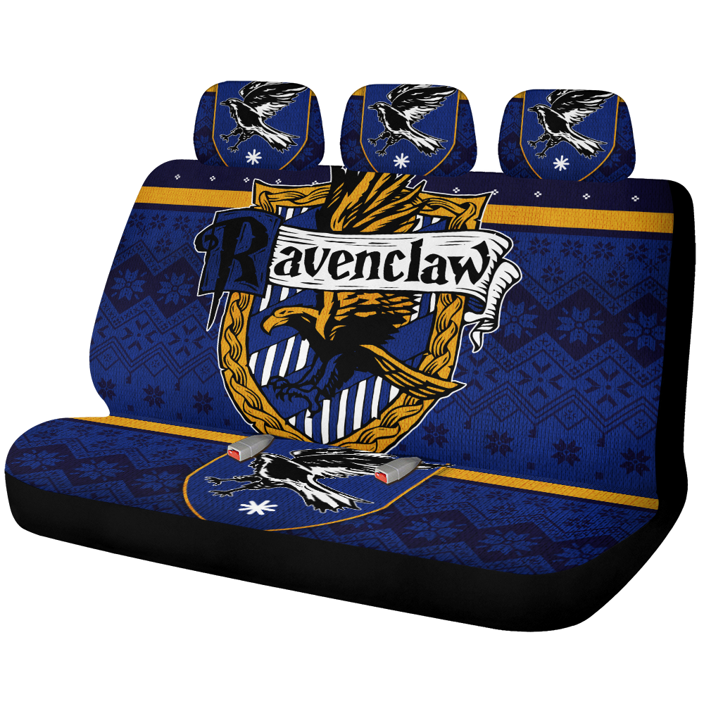 Harry Potter Ravenclaw Christmas Car Back Seat Covers Decor Protectors Nearkii