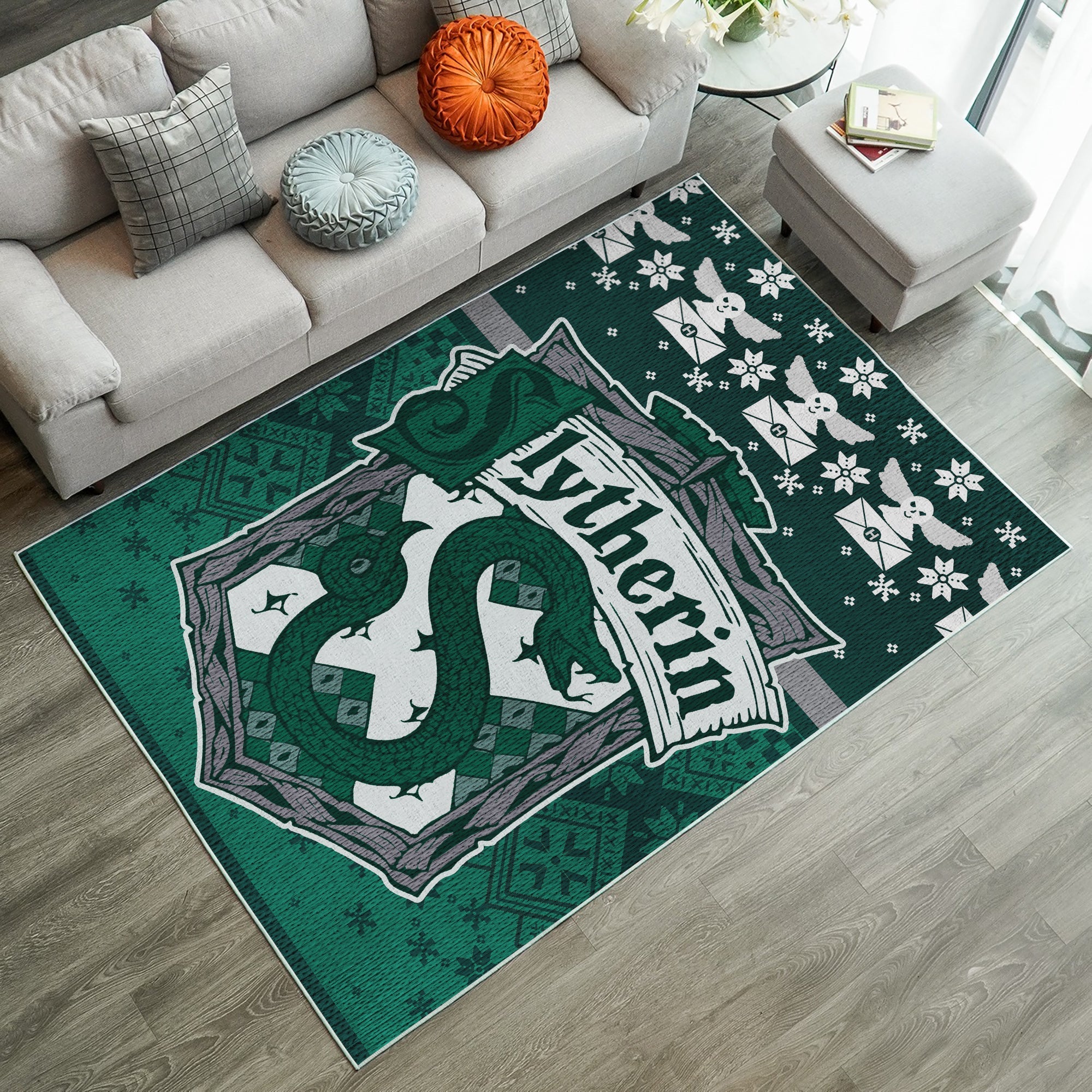 Harry Potter Slytherin Rug Carpet Rug Home Room Decor Nearkii