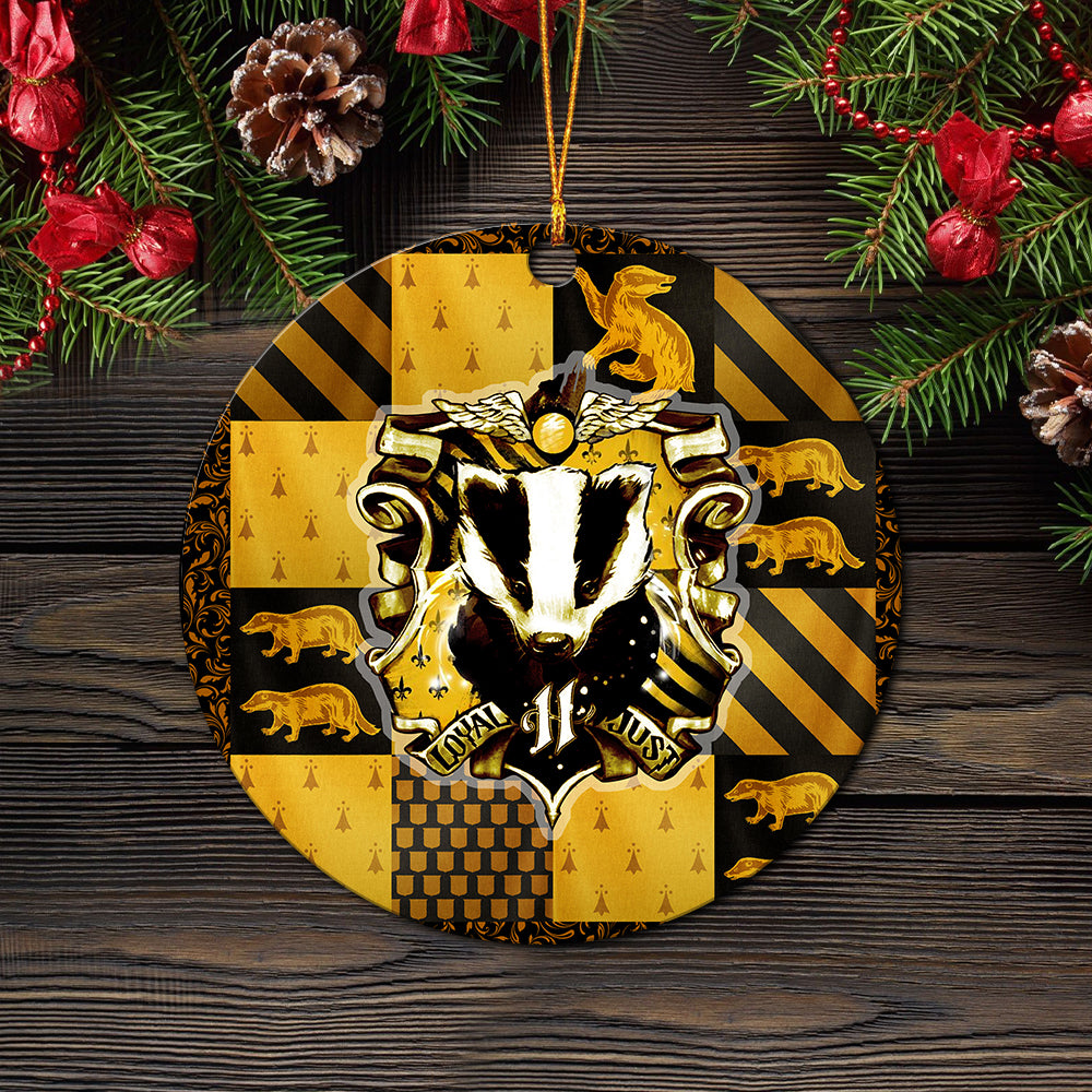 Hufflepuff Harry Potter Mica Ornament Perfect Gift For Holiday Nearkii