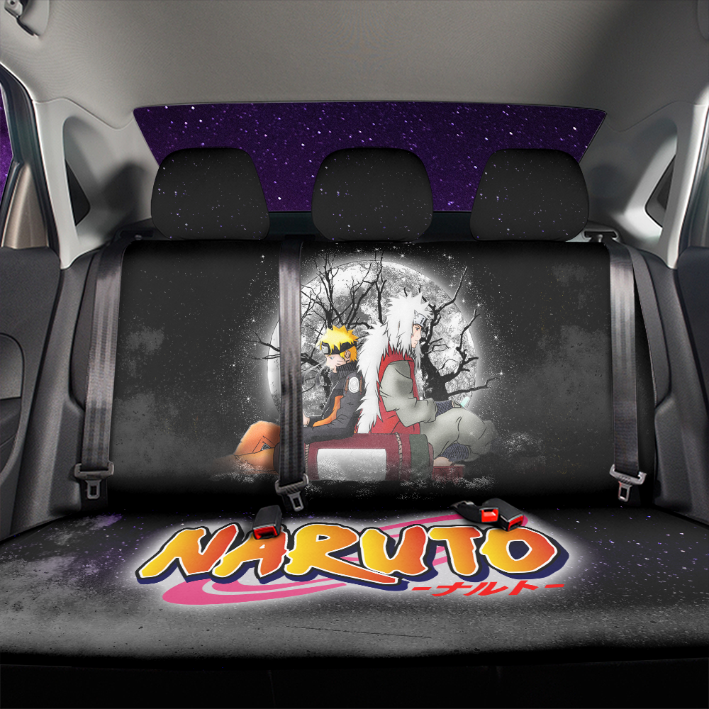 Jiraiya Naruto Moonlight Galaxy Premium Custom Car Back Seat Covers Decor Protectors Nearkii