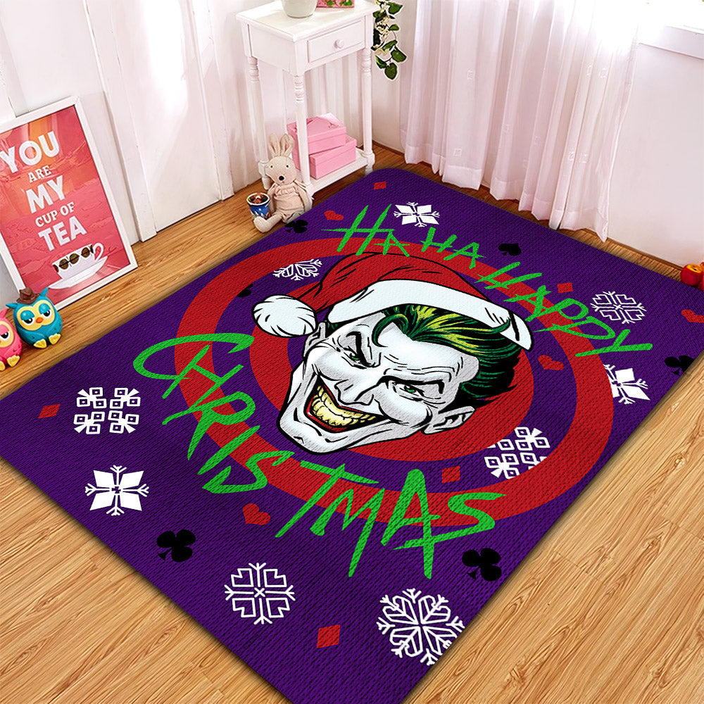 Joker Haha Christmas Rug Carpet Rug Home Room Decor Nearkii