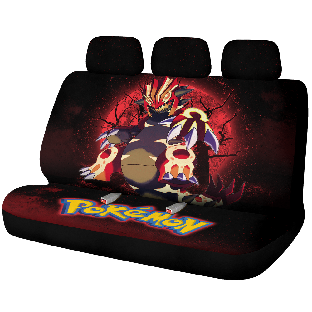 Pokemon Mega Proudon Moonlight Galaxy Premium Custom Car Back Seat Covers Decor Protectors Nearkii