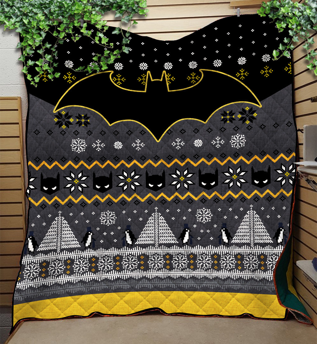 Batman Night Christmas Quilt Blanket Nearkii