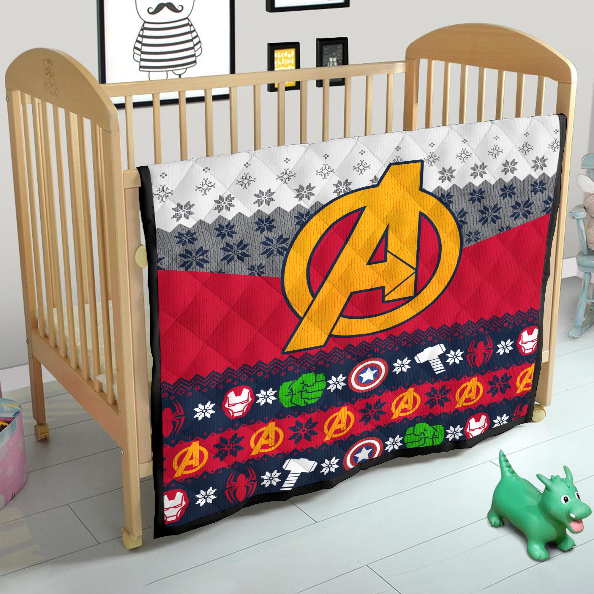 Avengers Christmas Quilt Blanket Nearkii