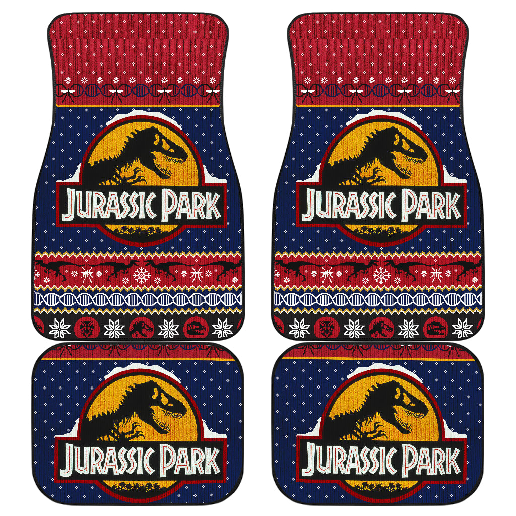 Jurassic Park Christmas Car Floor Mats Car Accessories Nearkii