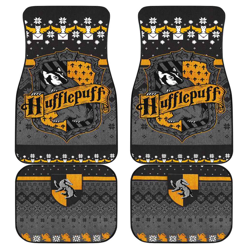 Harry Potter Hufflepuff Car Floor Mats Car Accessories Nearkii