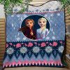 Frozen Christmas Elsa Anna Quilt Blanket Nearkii