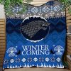 Game Of Thrones Stark Family Winter Is Coming Christmas Quilt Blanket Nearkii