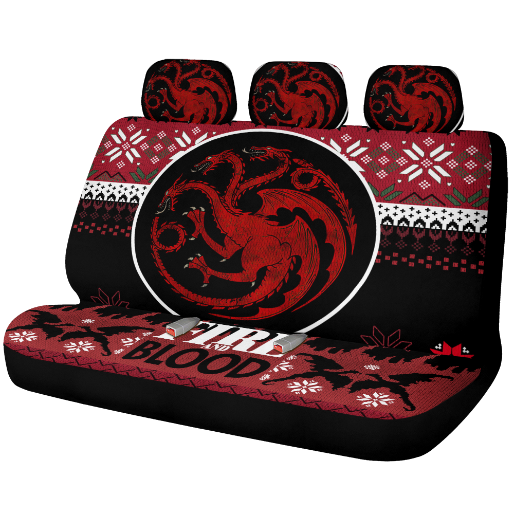 Game Of Thrones Targaryen Dragon Christmas Car Back Seat Covers Decor Protectors Nearkii