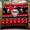 Harley Quinn Christmas Quilt Blanket Nearkii