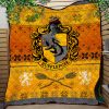 Hufflepuff Harry Potter Yellow Christmas Quilt Blanket Nearkii