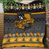 Hufflepuff Harry Potter Christmas Quilt Blanket Nearkii