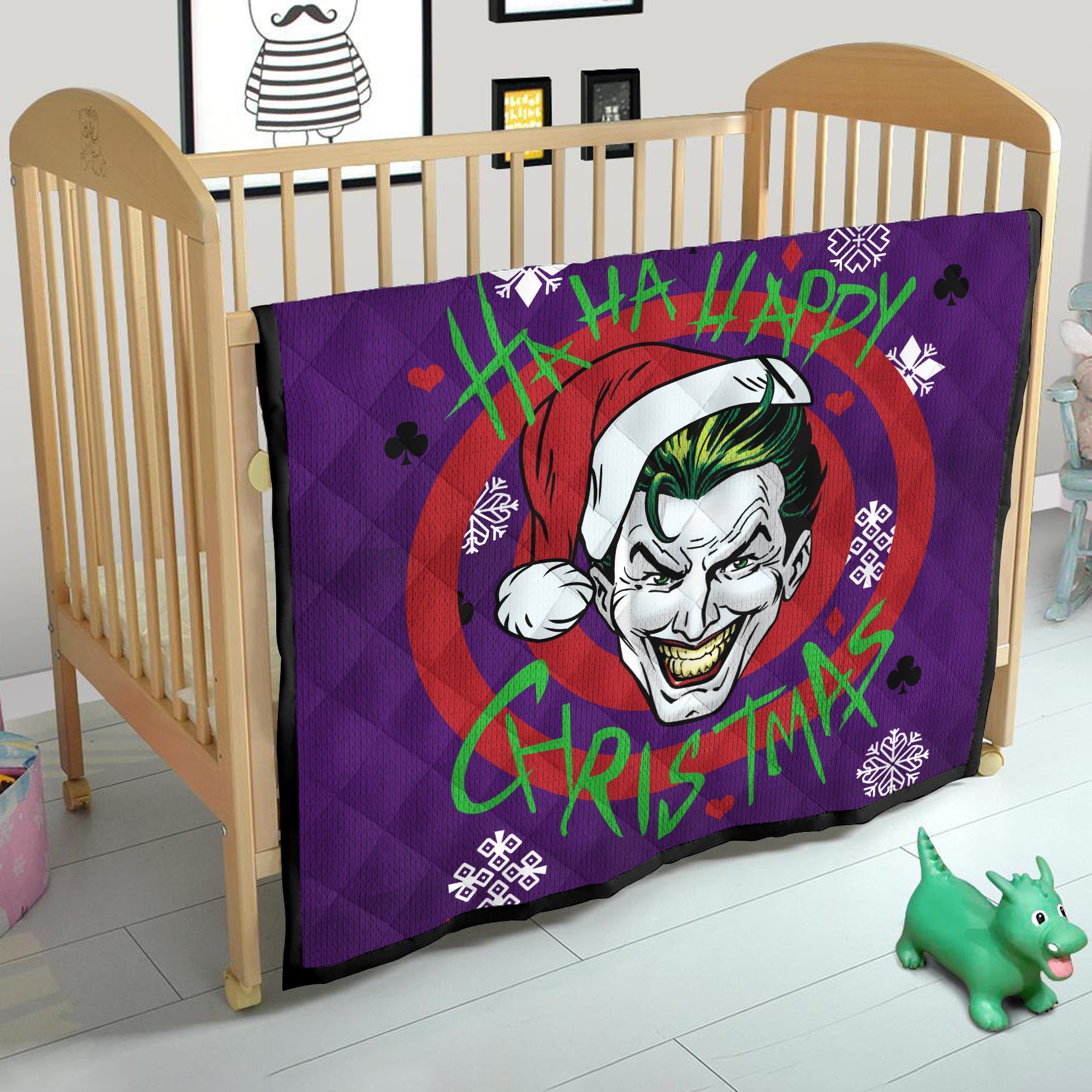 Joker Christmas Quilt Blanket Nearkii