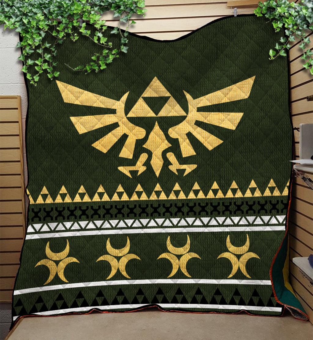 Legend Of Zelda Christmas Quilt Blanket Nearkii