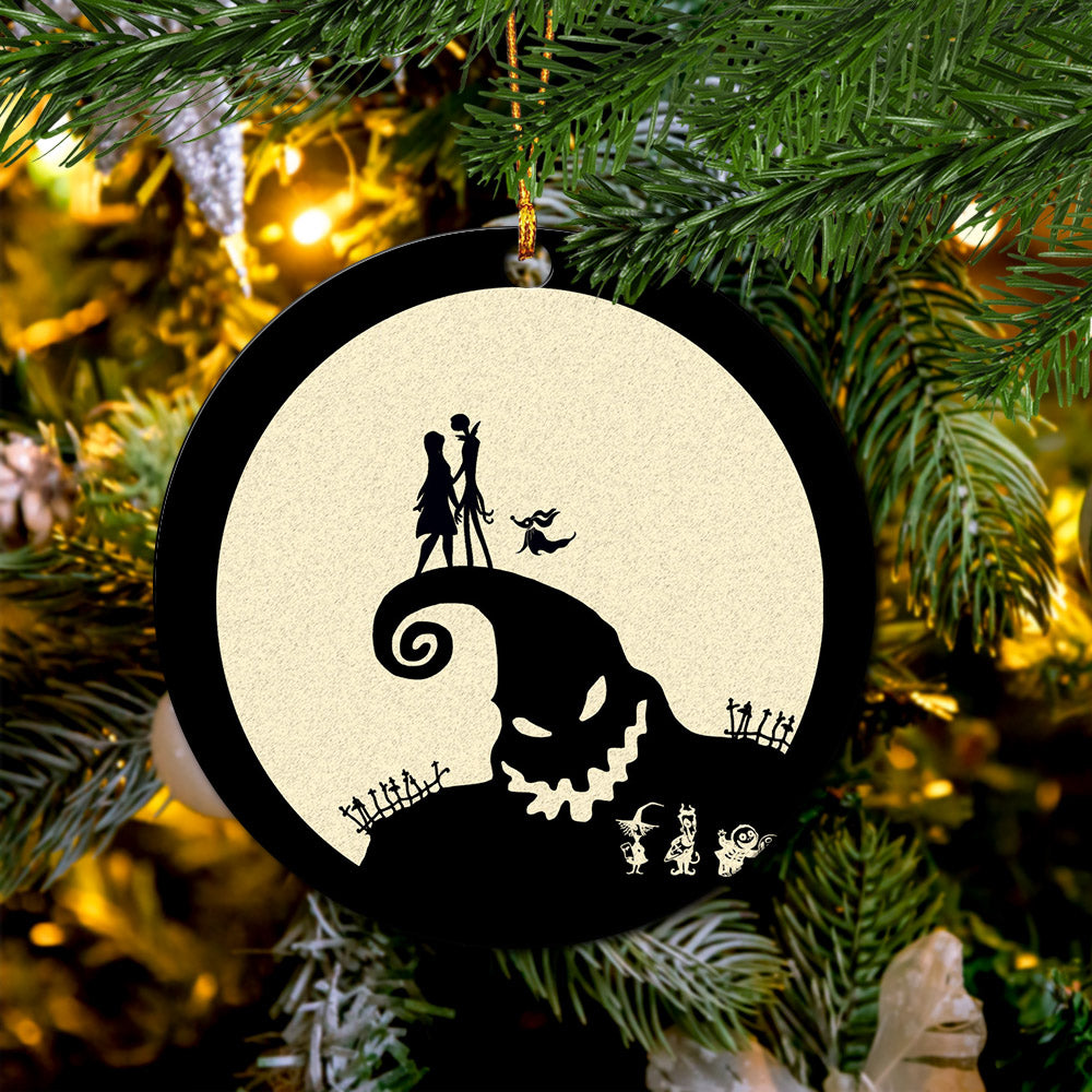 Nightmare Before Christmas Mica Ornament Perfect Gift For Holiday Nearkii