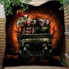 Pennywise And Friends Funny Moonlight Halloween Quilt Blanket Nearkii