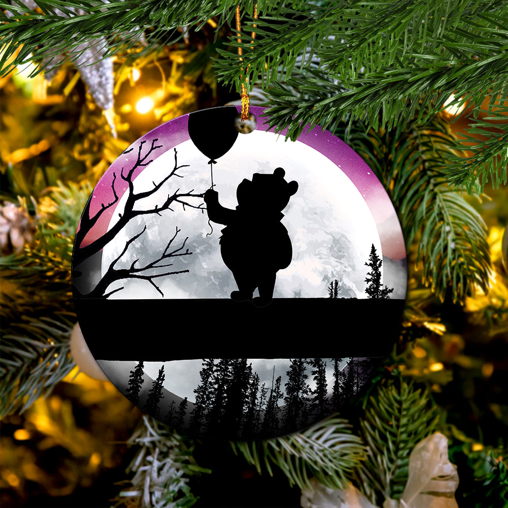Winnie The Pooh Moon Night Mica Ornament Perfect Gift For Holiday Nearkii