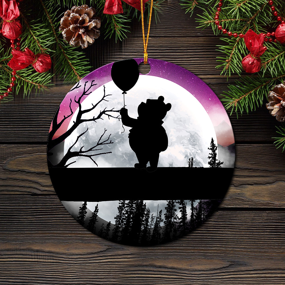 Winnie The Pooh Moon Night Mica Ornament Perfect Gift For Holiday Nearkii