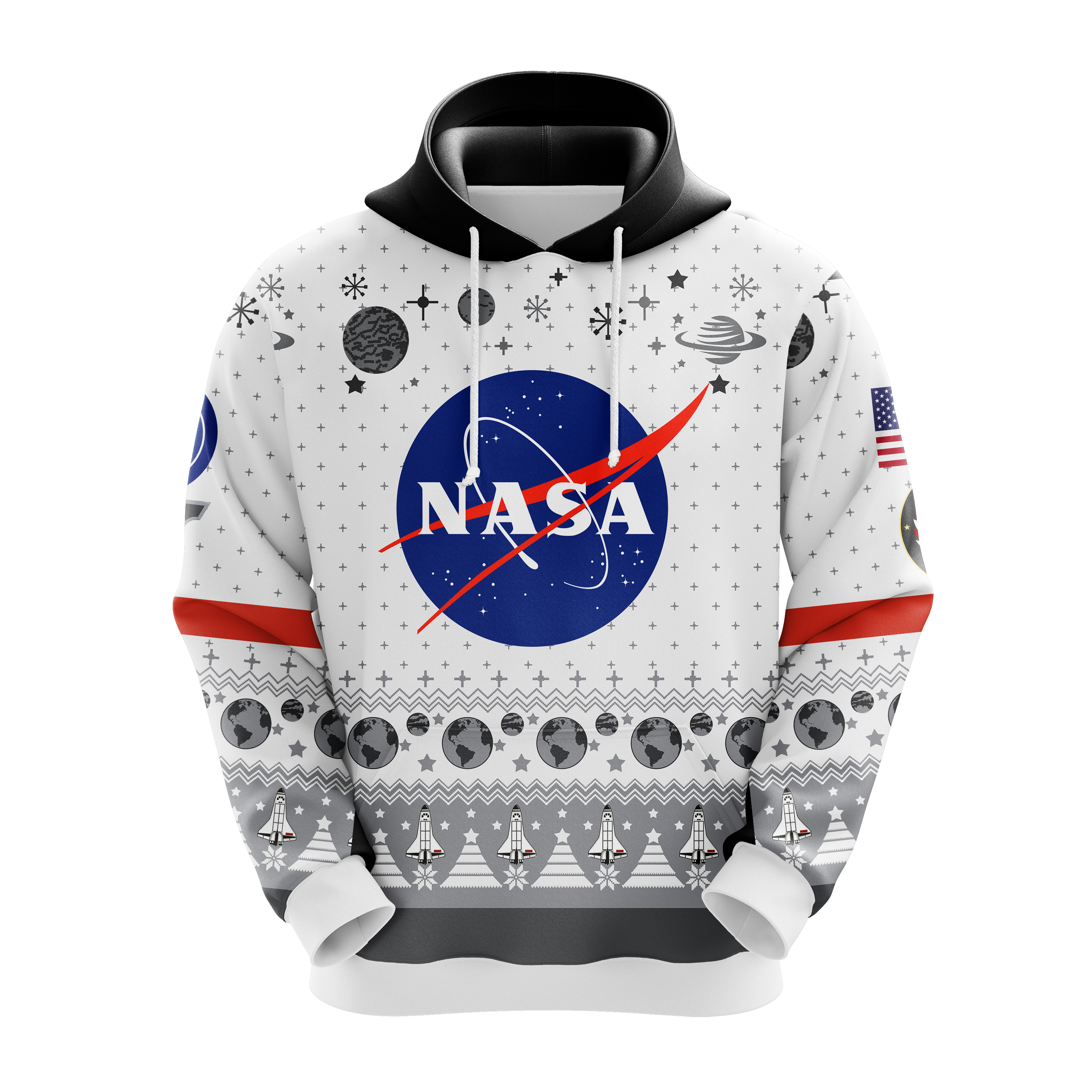 USA NASA Christmas Hoodie Amazing Gift Idea Christmas Gift Nearkii