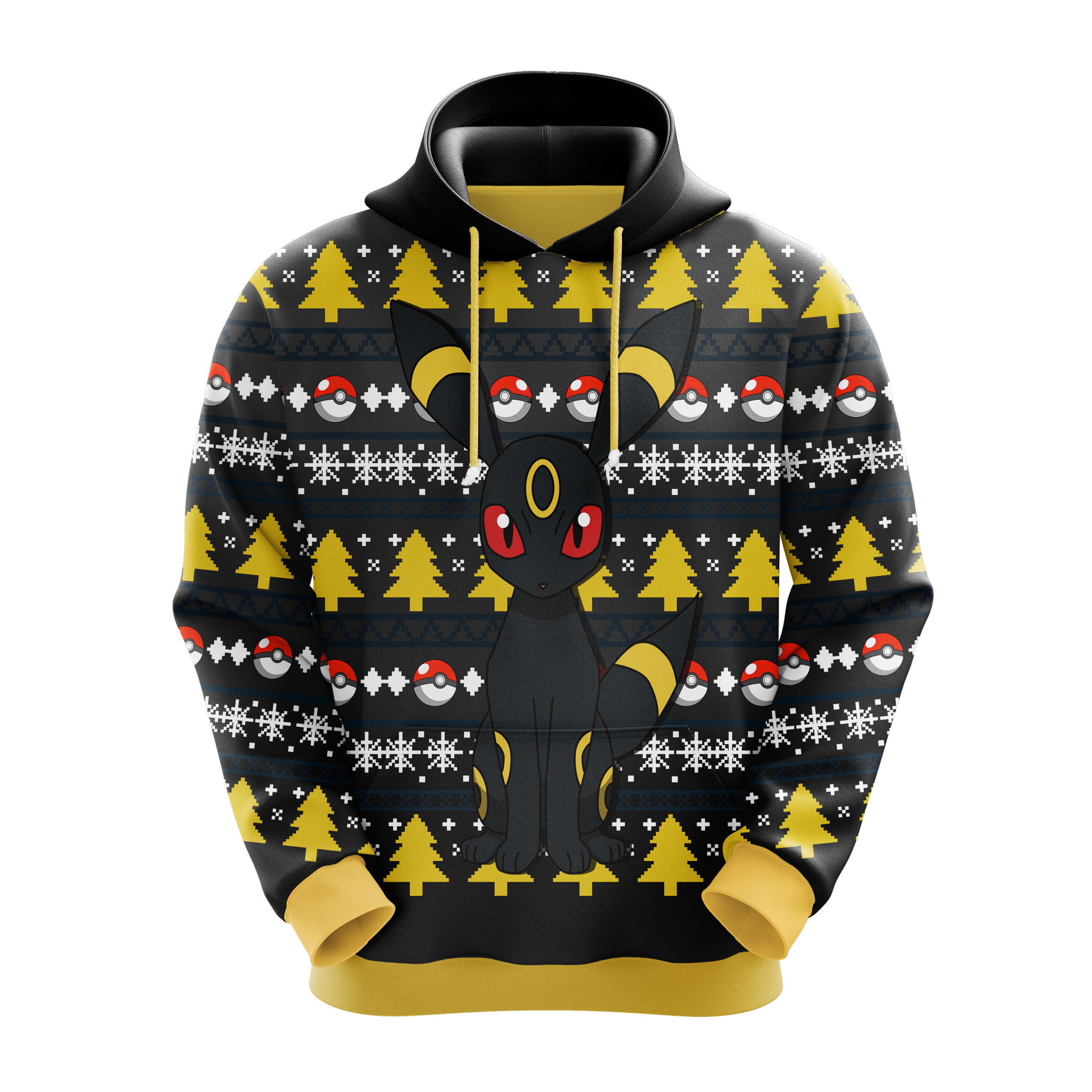 Pokemon Eevee Evolution Umbreon Christmas Hoodie Amazing Gift Idea Christmas Gift Nearkii