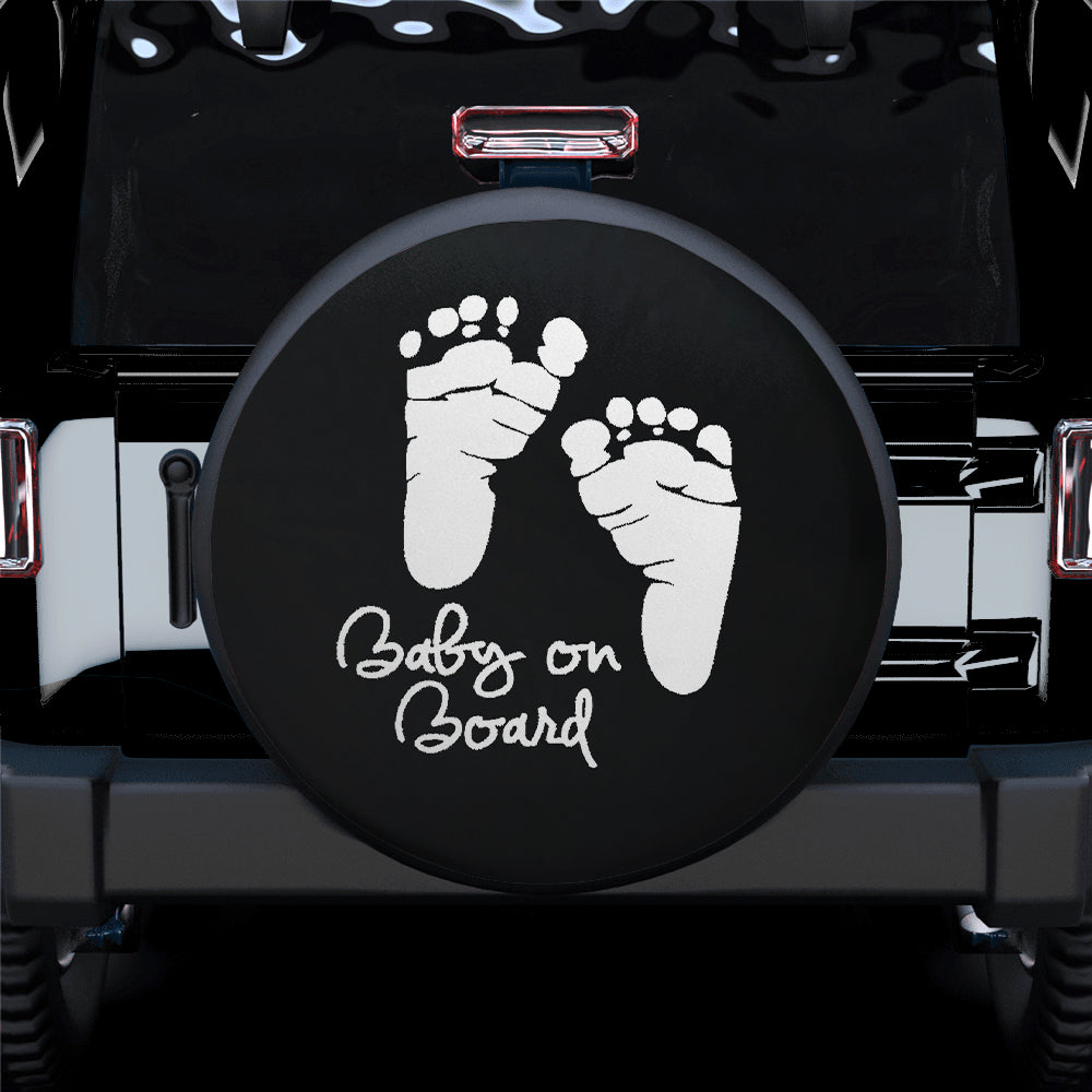 Baby On Board Jeep Car Spare Tire Covers Gift For Campers Nearkii