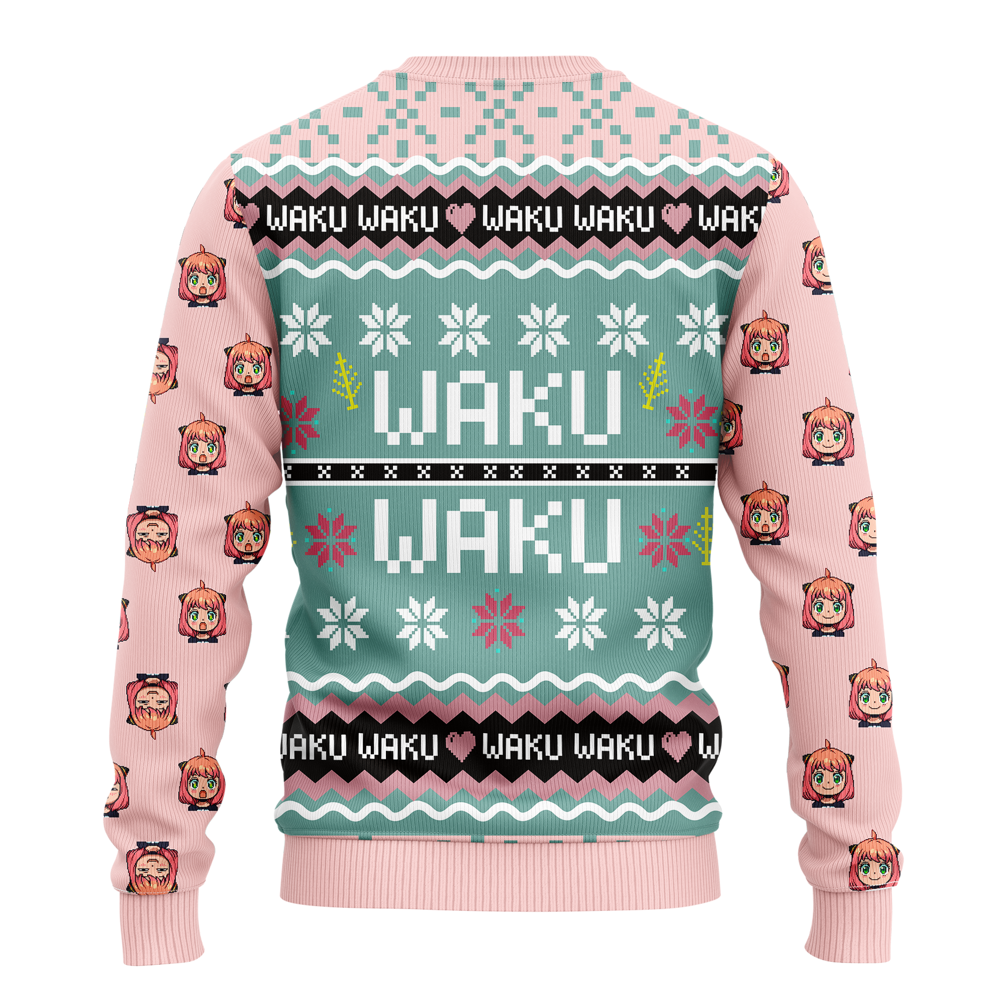Spy X Family Anya Waku Ugly Christmas Sweater Anime Xmas Gift Nearkii