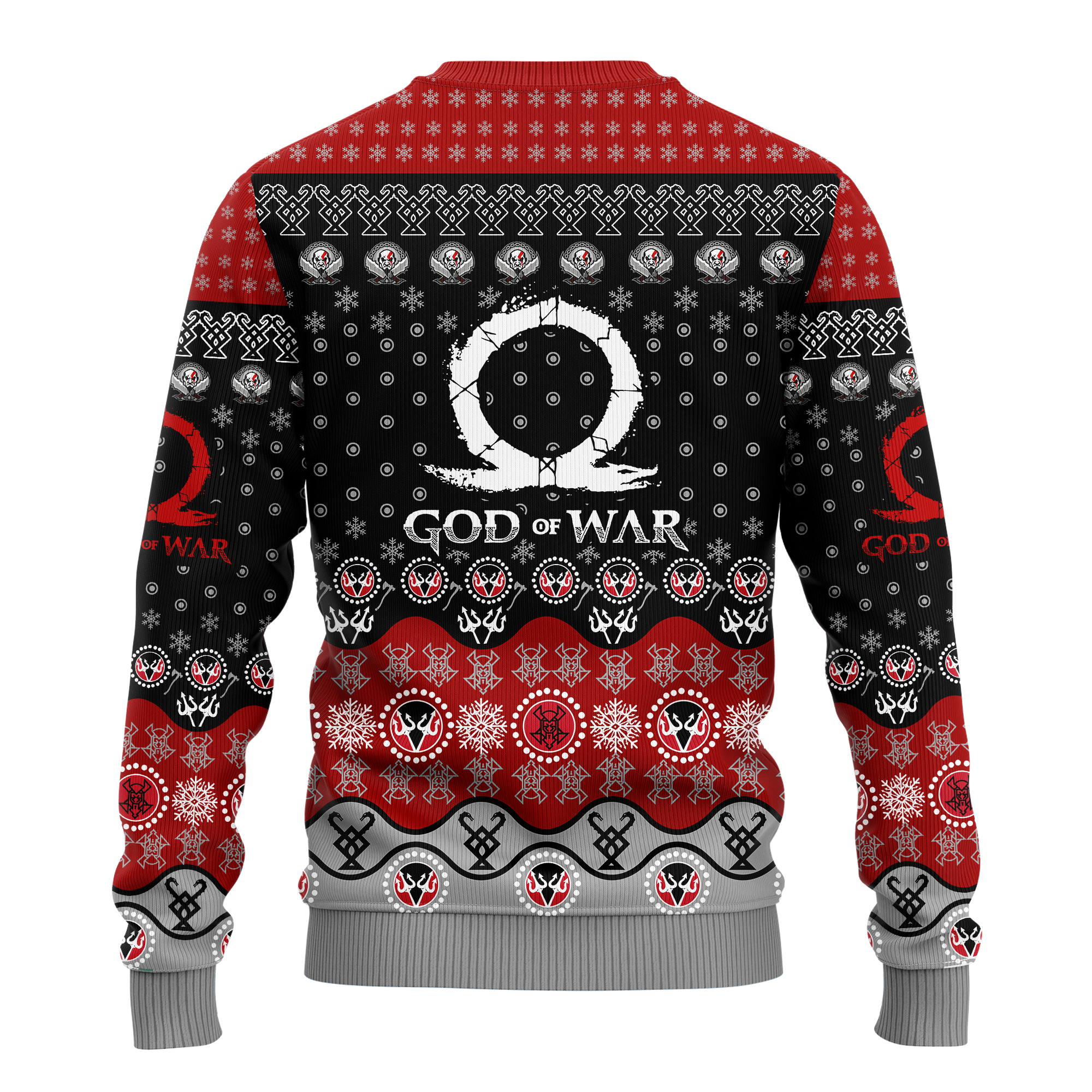 God Of War Kratos Ugly Christmas Sweater Anime Xmas Gift Nearkii
