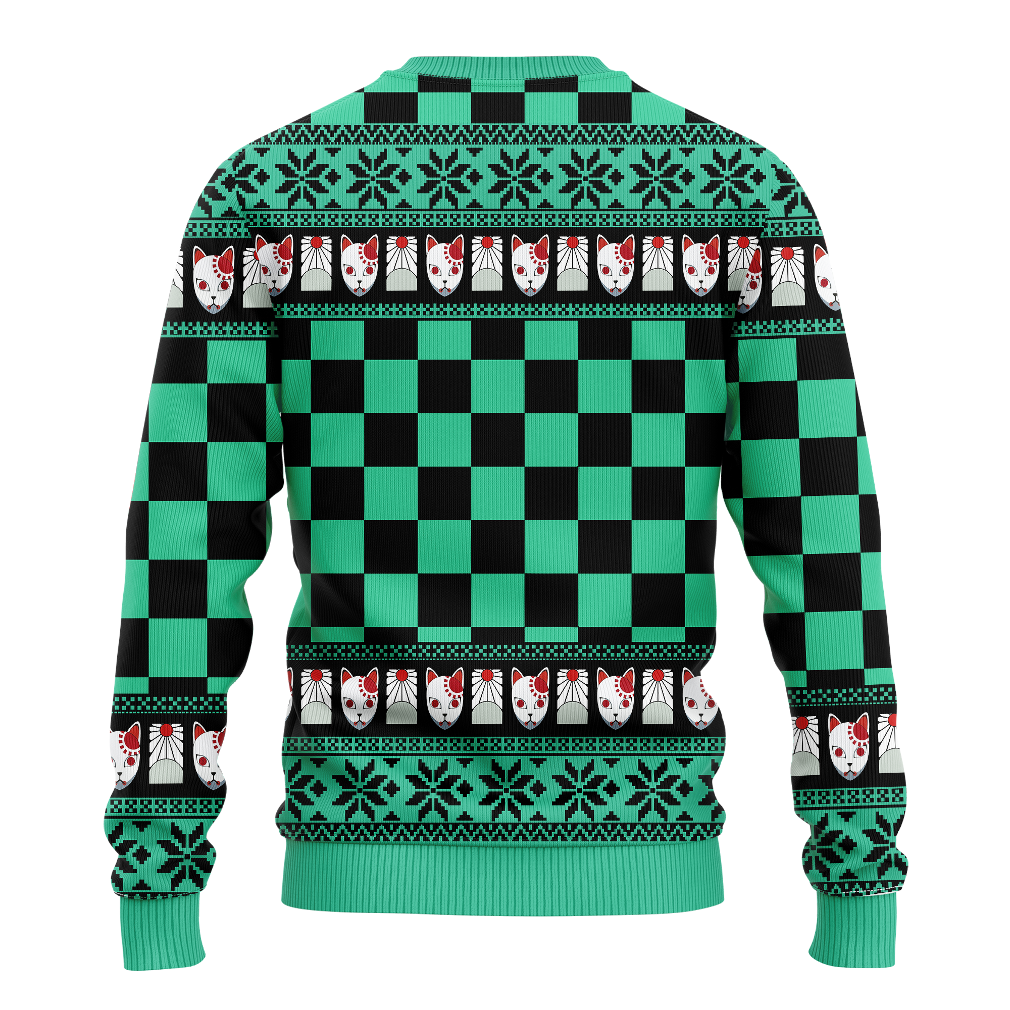 Demon Slayer Tanjro Ugly Christmas Sweater Anime Xmas Gift Nearkii