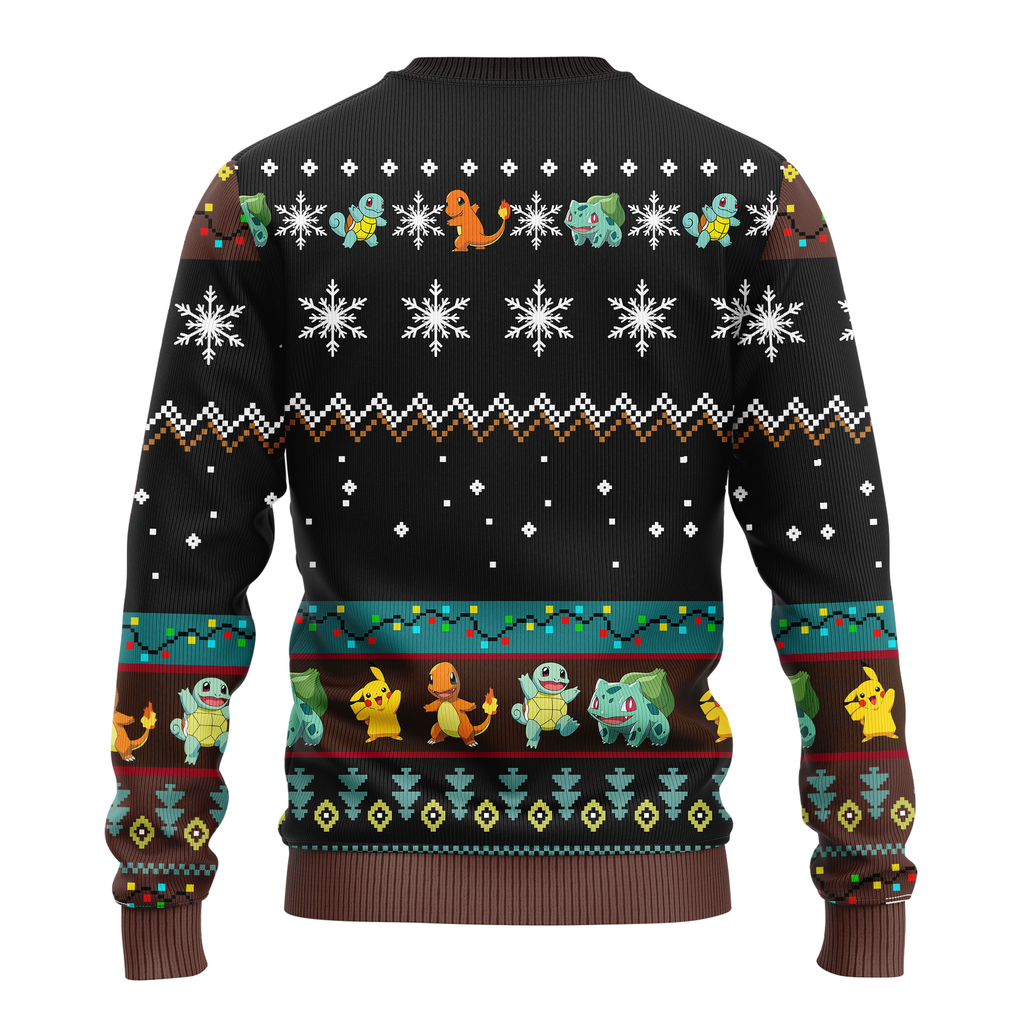 Pokemon Pikachu And Gen 1 Ugly Christmas Sweater Anime Xmas Gift Nearkii
