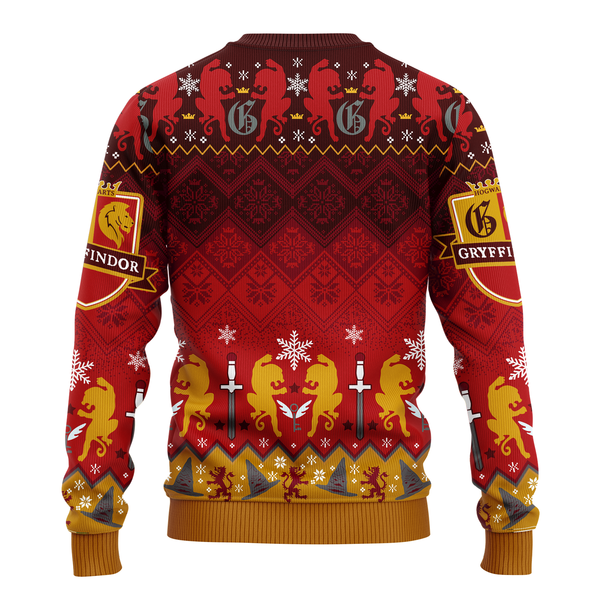 Harry Potter Gryffindor Christmas Ugly Christmas Sweater Xmas Gift Nearkii