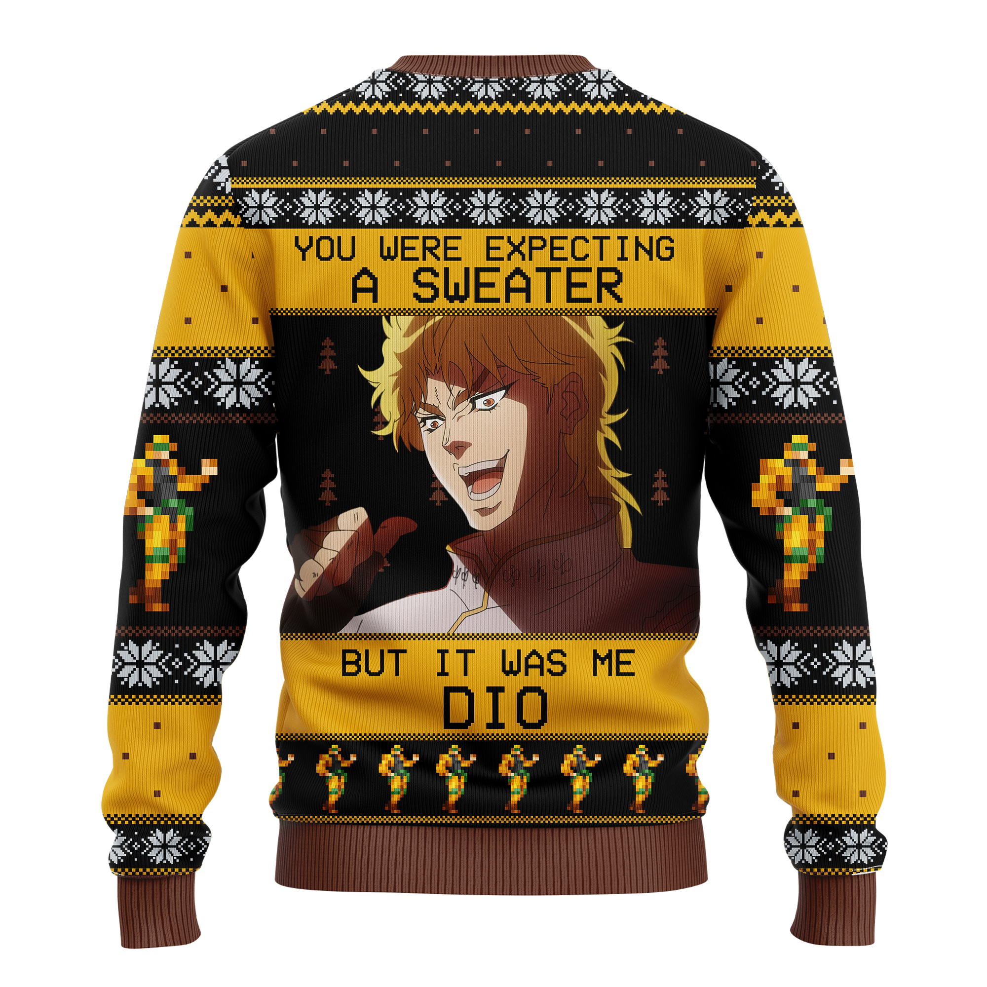 It Was Me Dio Jojo’s Bizarre Adventure Ugly Christmas Sweater Anime Xmas Gift Nearkii