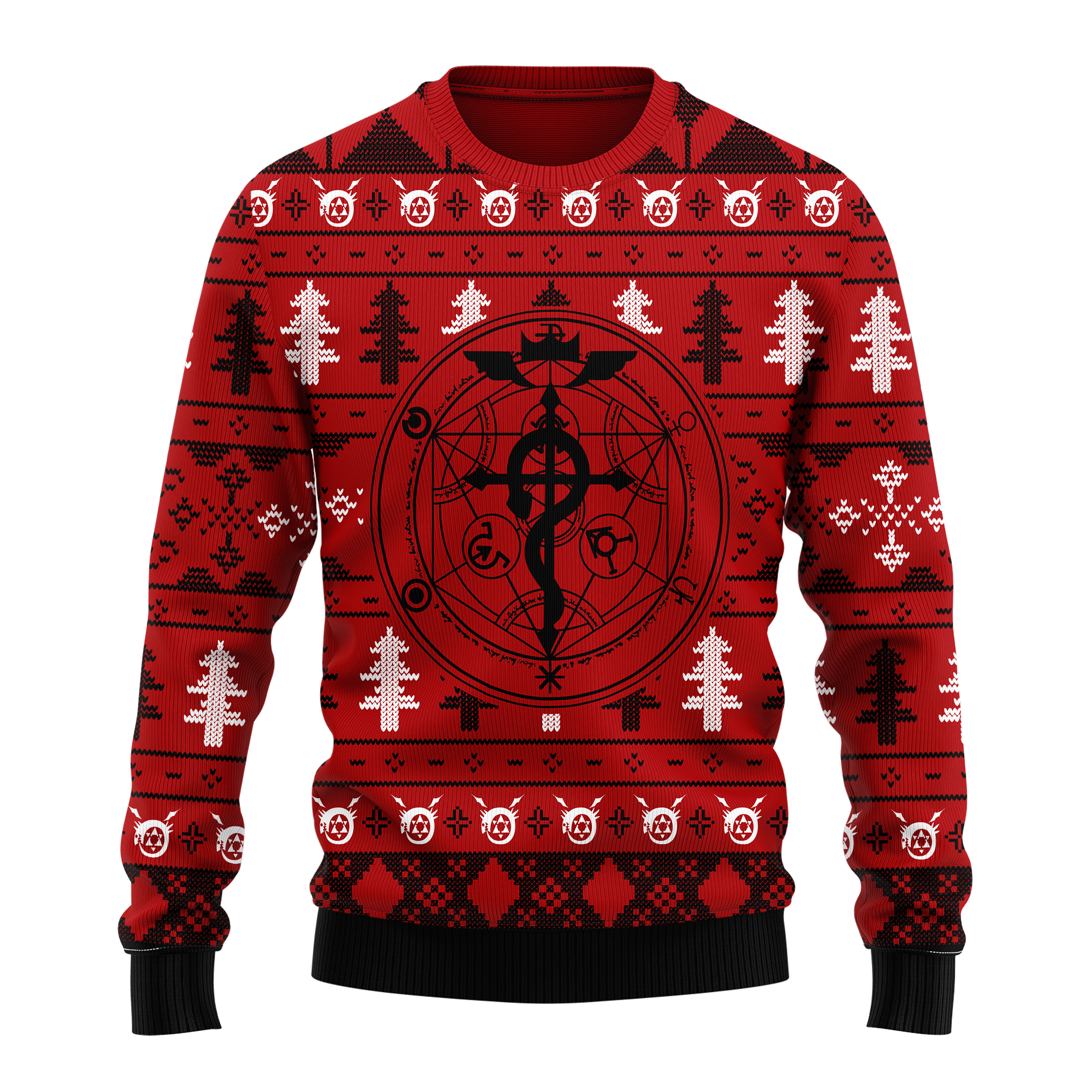 Fulmetal Alchemist Ugly Christmas Sweater Anime Xmas Gift Nearkii
