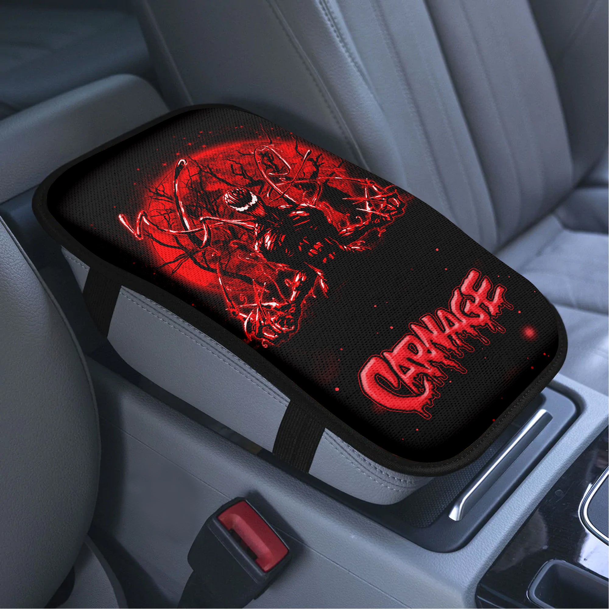 Carnage Moonlight Premium Custom Armrest Center Console Cover Car Accessories Nearkii