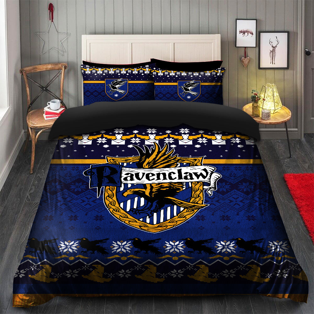 Harry Potter Ravenclaw 1 Christmas Bedding Set Duvet Cover And 2 Pillowcases Nearkii