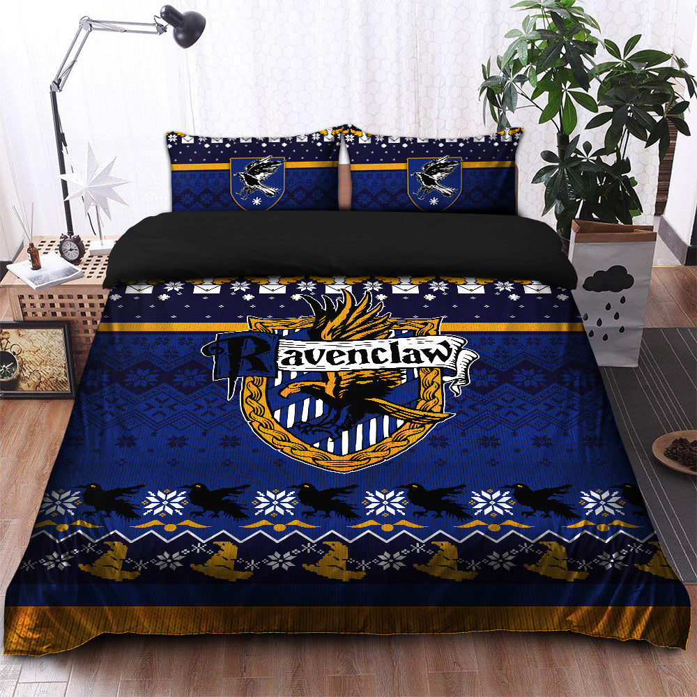 Harry Potter Ravenclaw 1 Christmas Bedding Set Duvet Cover And 2 Pillowcases Nearkii
