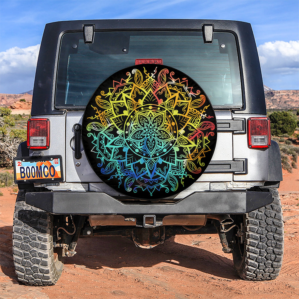 Hippie Deco Jeep Car Spare Tire Covers Gift For Campers Nearkii