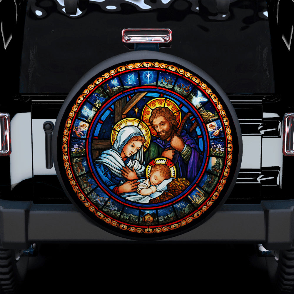 Jesus Christmas Car Spare Tire Covers Gift For Campers Nearkii