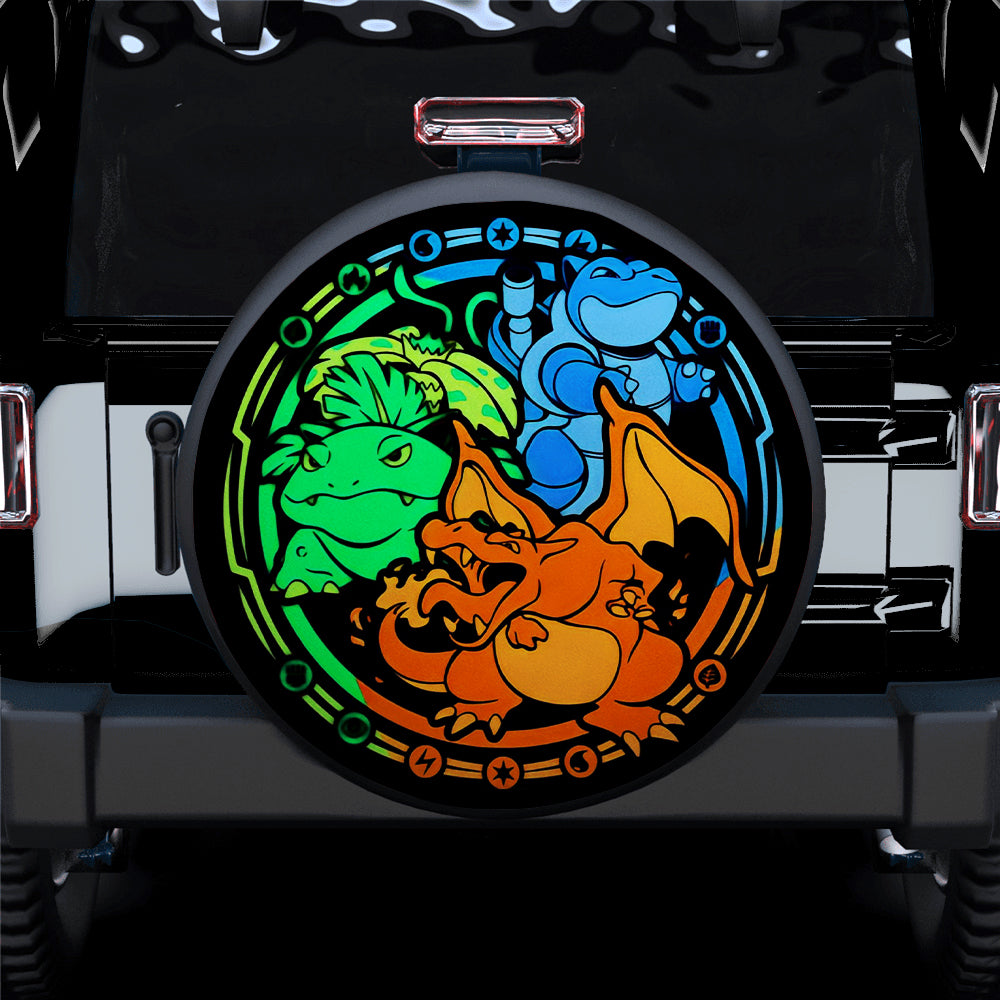 Pokemon Jeep Car Spare Tire Covers Gift For Campers Nearkii