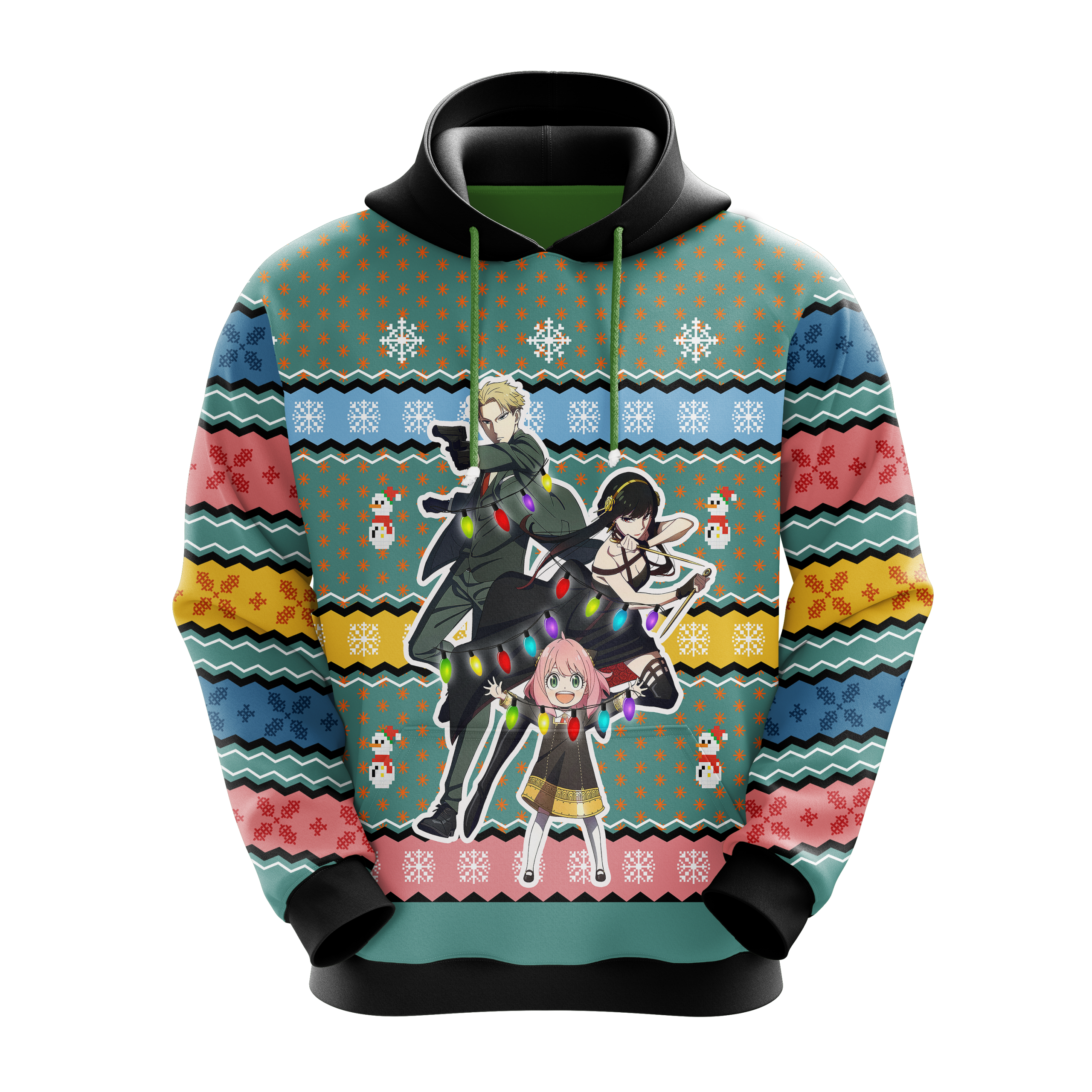 Spy X Family Loid Yor And Anya Christmas Hoodie Amazing Gift Idea Christmas Gift Nearkii