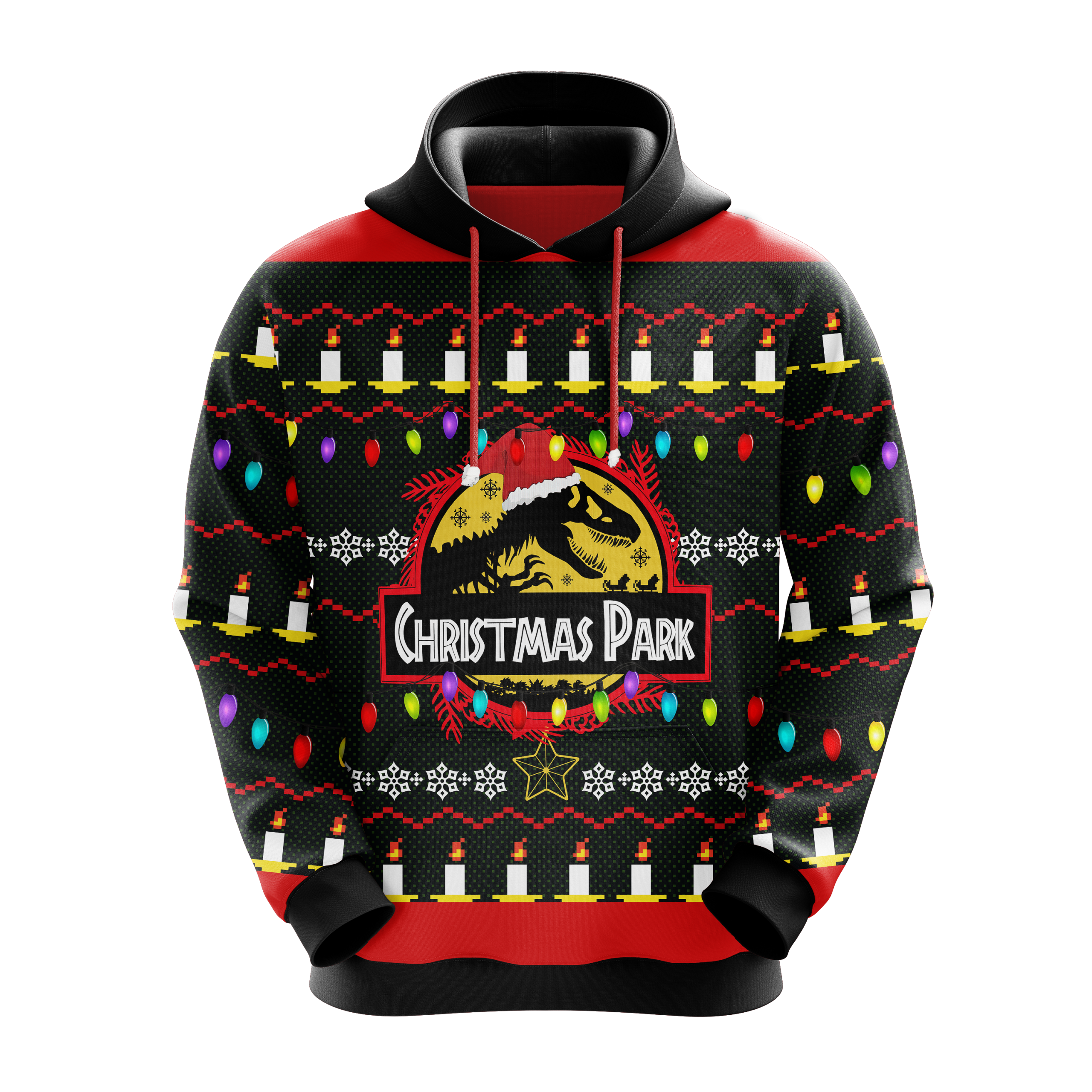Jurassic Park Trex Christmas Hoodie Amazing Gift Idea Christmas Gift Nearkii